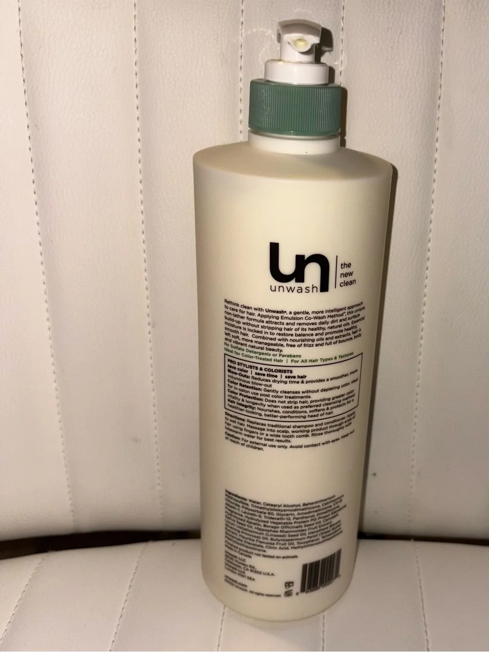 Unwash Bio-Cleansing Conditioner Moisturizing Non-Strip Cleanser 33.8 fl oz
